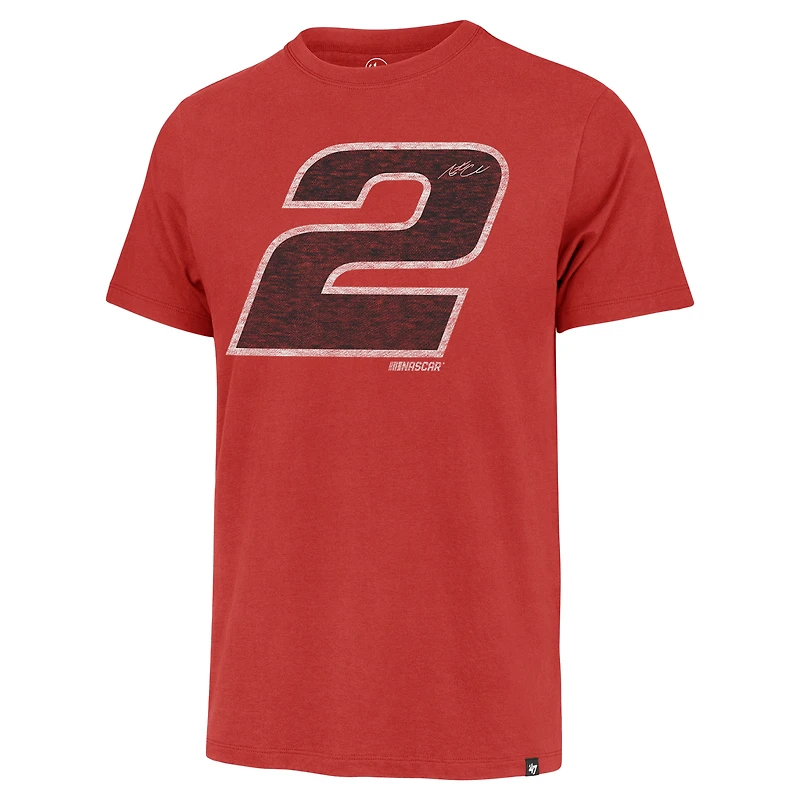 T-shirt rouge Austin Cindric Driver Franklin pour homme '47