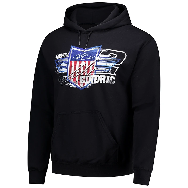 Sweat à capuche en polaire Austin Cindric Classic Ink Black pour homme