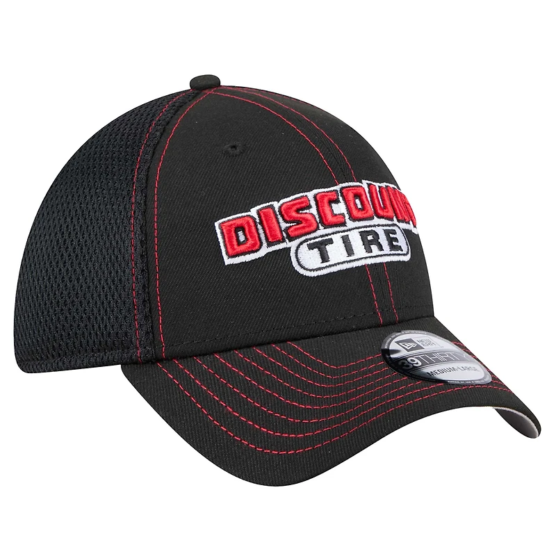 Casquette Austin Cindric Neo 39THIRTY Flex noire pour homme de New Era