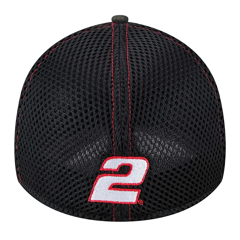 Casquette Austin Cindric Neo 39THIRTY Flex noire pour homme de New Era