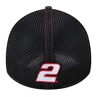 Casquette Austin Cindric Neo 39THIRTY Flex noire pour homme de New Era