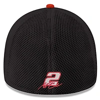 Men's New Era Red Austin Cindric Discount Tire NEO 39THIRTY Flex Hat