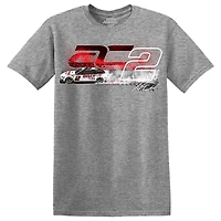 T-shirt pour hommes Team Penske Heather Grey Austin Cindric 2023 #2 Discount Tire