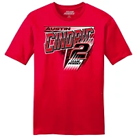 Men's Team Penske  Red Austin Cindric Car T-Shirt