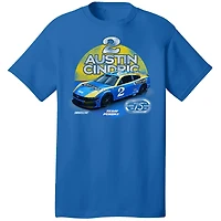 Men's Team Penske Royal Austin Cindric Freightliner Car T-Shirt