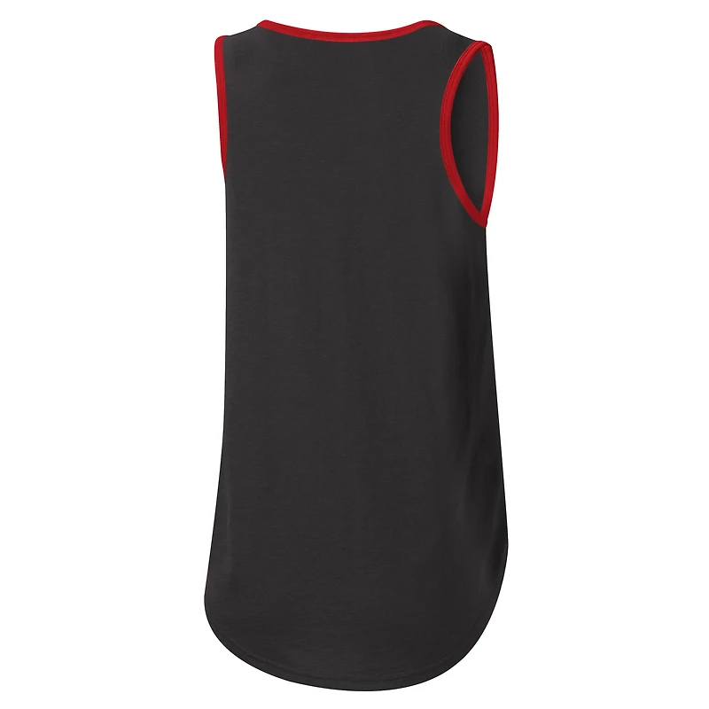 Débardeur A encolure dégagée Austin Cindric Game G-III 4Her by Carl Banks pour femmes, noir