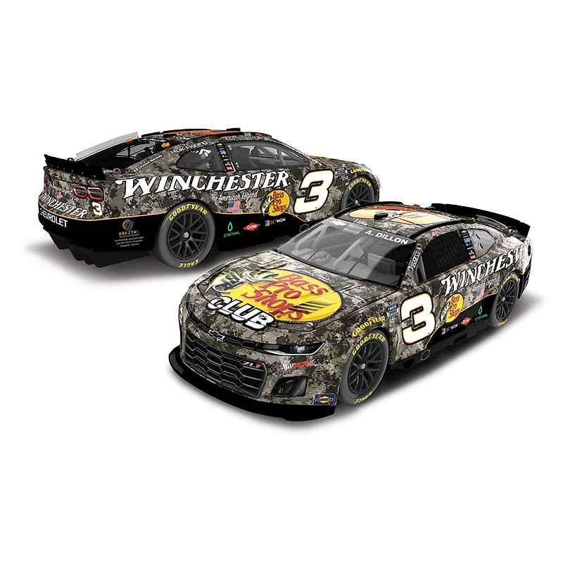 Action Racing Austin Dillon 2025 #3 Bass Pro Shops/Winchester 1:24 Regular Paint Die-Cast Chevrolet Camaro ZL1