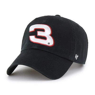 Men's '47  Black Austin Dillon  Clean Up Adjustable Hat