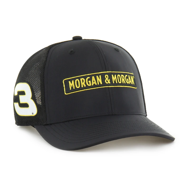 Men's '47 Black Austin Dillon Sure Shot brrr° Trucker Adjustable Hat
