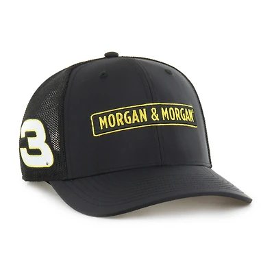 Men's '47 Black Austin Dillon Sure Shot brrr° Trucker Adjustable Hat