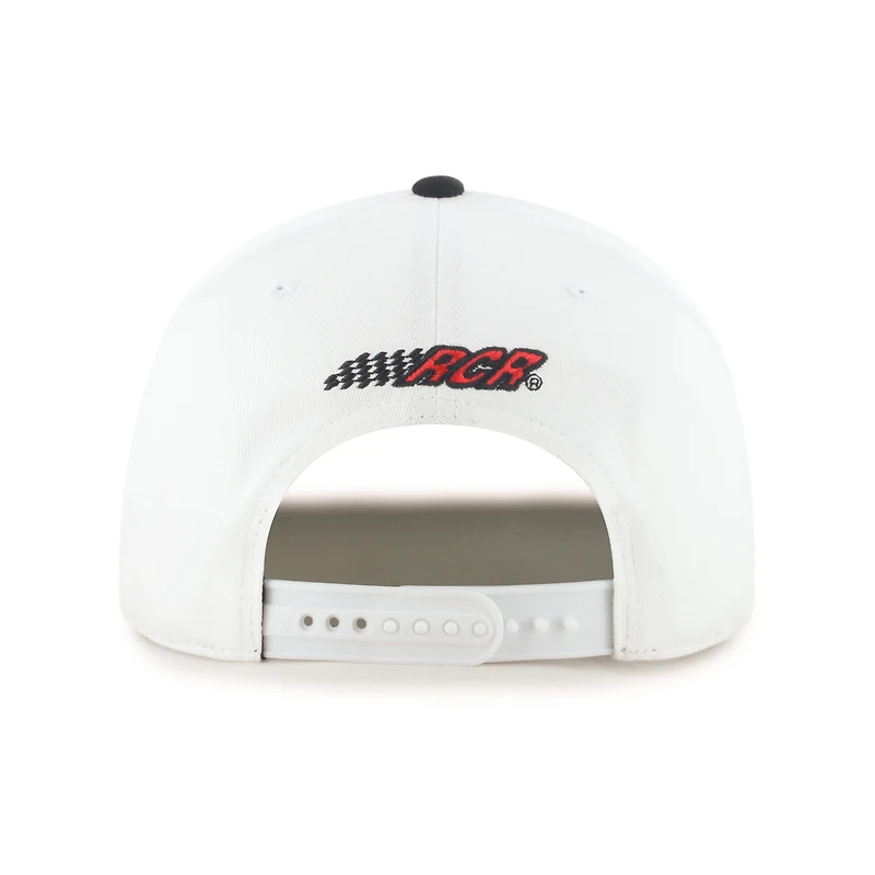 Casquette ajustable Austin Dillon Flame Hitch blanche et rouge « 47 » pour homme