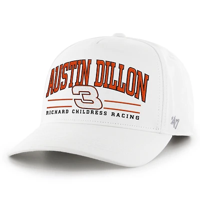 Casquette ajustable Austin Dillon Hitch blanche '47 pour homme