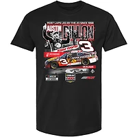 Men's Checkered Flag Sports Black Austin Dillon 2025 Cook Out 400 Race Winner T-Shirt