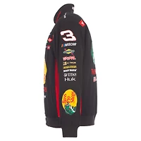 Men's JH Design Black Austin Dillon 2026 Bass Pro Shops Full-Snap Twill Racing Jacket