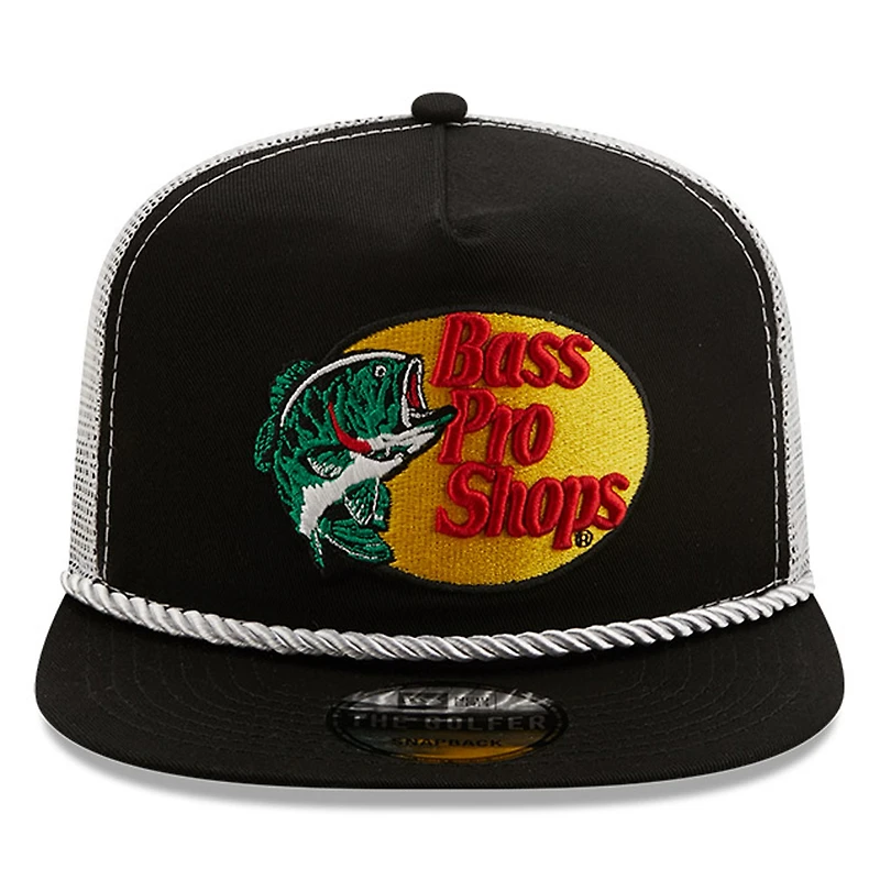 Casquette ajustable Austin Dillon Golfer Snapback New Era pour homme, noir/blanc