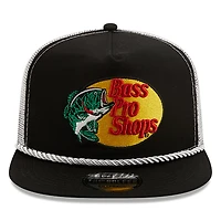 Casquette ajustable Austin Dillon Golfer Snapback New Era pour homme, noir/blanc