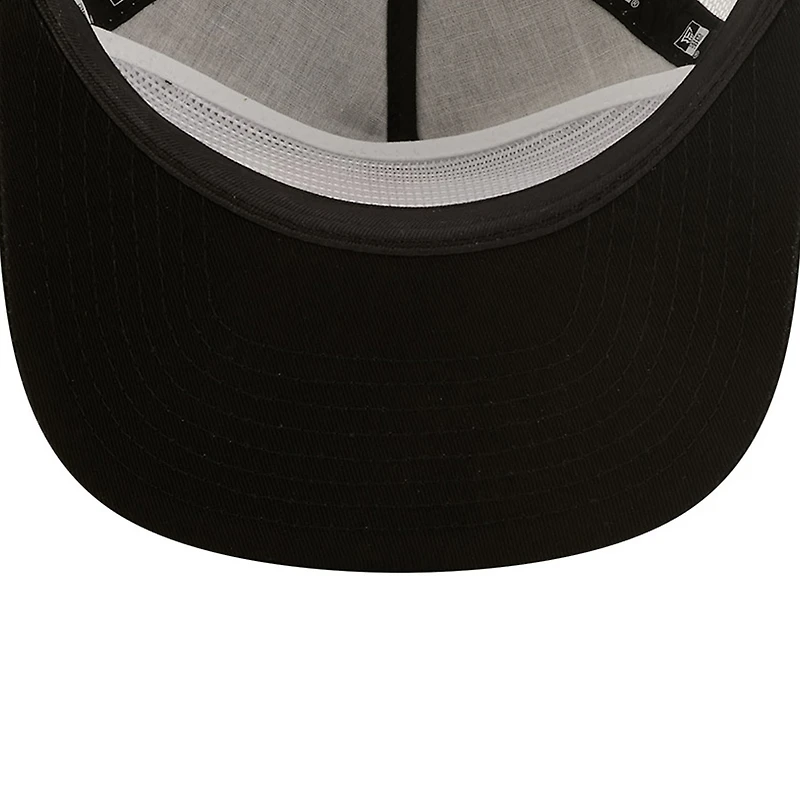 Men's New Era Black/White Austin Dillon Golfer Snapback Adjustable Hat