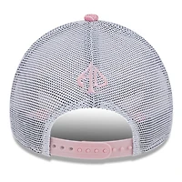 Men's New Era  Pink Austin Dillon 9FORTY A-Frame Trucker Paisley Adjustable Hat