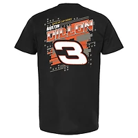 Men's Richard Childress Racing Team Collection  Black Austin Dillon Bass Pro Shops Draft T-Shirt