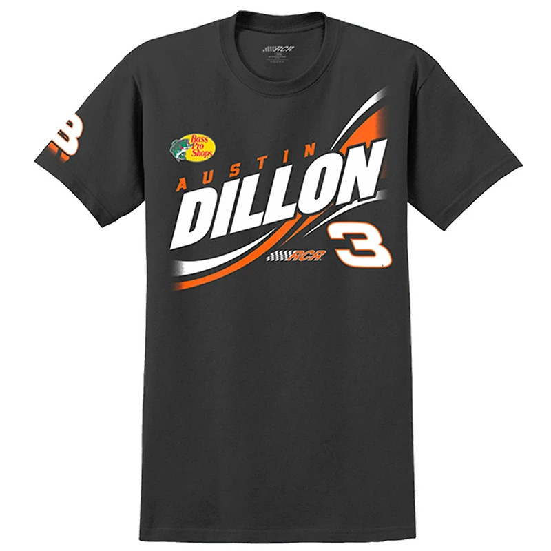 Men's Richard Childress Racing Team Collection Black Austin Dillon Lifestyle T-Shirt
