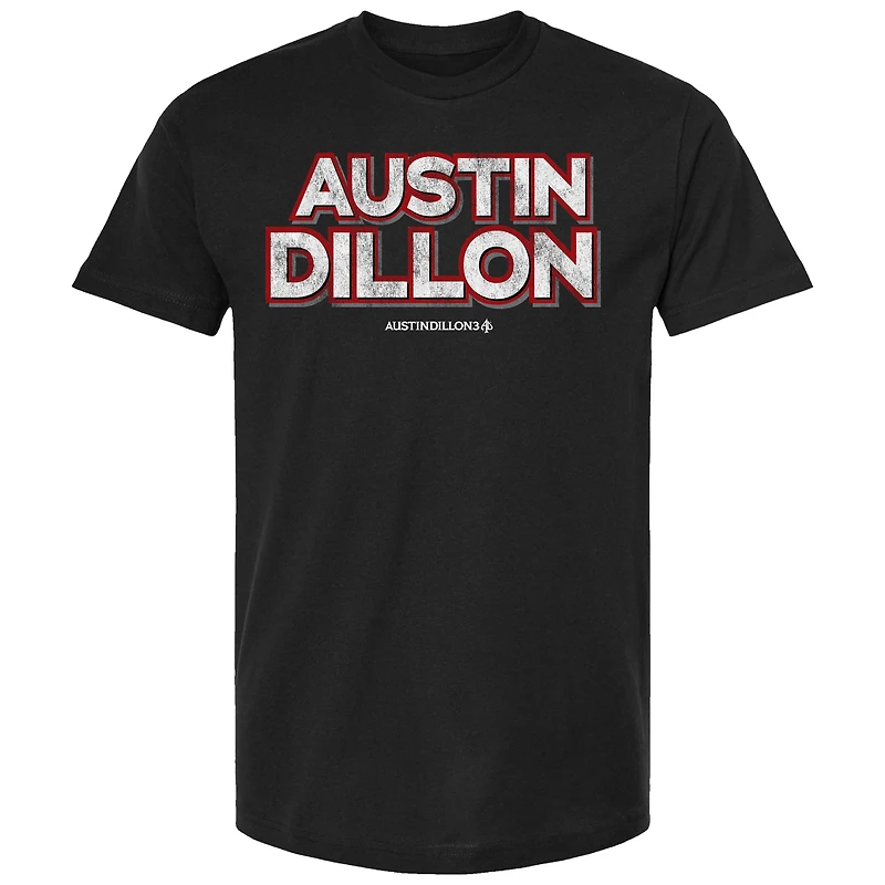 T-shirt noir Austin Dillon Titan Risk Solutions pour homme, collection Richard Childress Racing Team