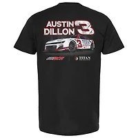 T-shirt noir Austin Dillon Titan Risk Solutions pour homme, collection Richard Childress Racing Team