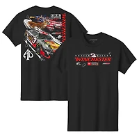 T-shirt noir pour homme de la collection Richard Childress Racing Team, inspiré saison des cerfs d'Austin, Dillon et Winchester