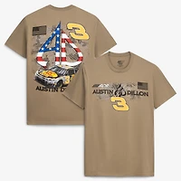 T-shirt homme Richard Childress Racing Team Collection Austin Dillon n°3 marron Bass Pro Shops