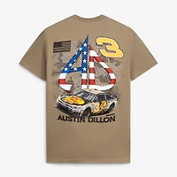 T-shirt homme Richard Childress Racing Team Collection Austin Dillon n°3 marron Bass Pro Shops