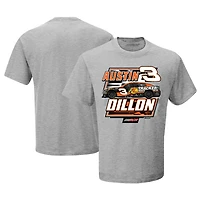 Men's Richard Childress Racing Team Collection  Heather Gray Austin Dillon Bass Pro Shops Rival T-Shirt