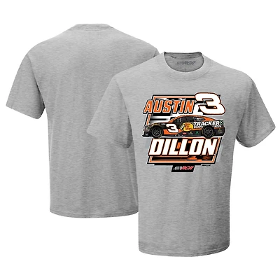 Men's Richard Childress Racing Team Collection  Heather Gray Austin Dillon Bass Pro Shops Rival T-Shirt