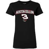 Women's Richard Childress Racing Team Collection Black Austin Dillon Car T-Shirt