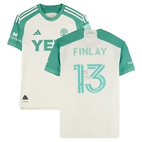 Ethan Finlay Austin FC Autographed Match-Used #13 Cream adidas Jersey from the 2024 MLS Season - Size S