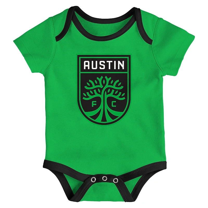 Infant Outerstuff Austin FC Three-Pack Unite Bodysuit Set