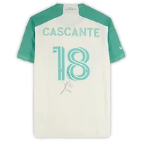 Julio Cascante Austin FC Autographed Match-Used #18 Cream adidas Jersey from the 2024 MLS Season - Size M