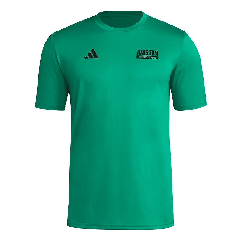 Men's adidas Green Austin FC Local Wrap T-Shirt