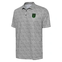 Men's Antigua  White Austin FC Field Ditsy Polo