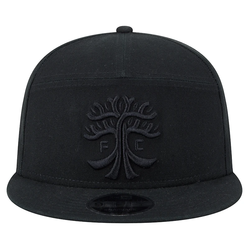 Casquette Snapback Camp 9FIFTY en toile noire Austin FC de New Era pour homme