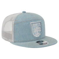 Men's New Era  Denim/Tan Austin FC 9FIFTY Camp Snapback Hat