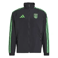 Men's adidas  Black Austin FC 2026 Anthem Raglan Full-Zip Jacket