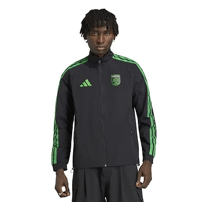 Men's adidas  Black Austin FC 2026 Anthem Raglan Full-Zip Jacket