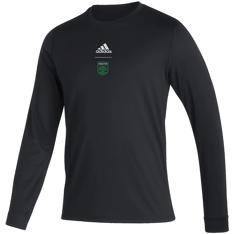Men's adidas Black Austin FC Club Long Sleeve T-Shirt