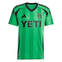 Maillot réplique du joueur adidas Brandon Vazquez Green Austin FC 2025 The Heartbeat Kit pour homme