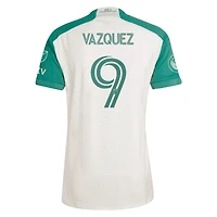 Maillot de joueur authentique adidas Austin FC 2024 The Armadillo Kit pour homme Brandon Vazquez Tan