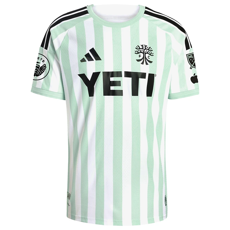 Men's adidas Brandon Vazquez White Austin FC  2026 The Rooted Kit On-Field Authentic Patch Jersey