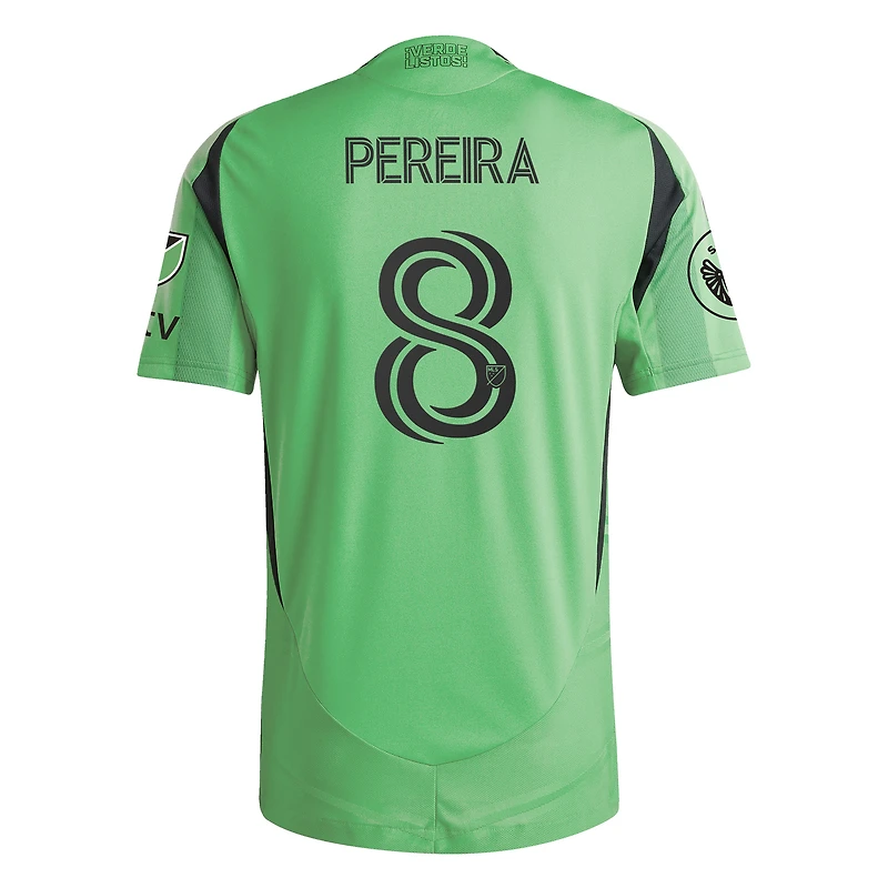 Men's adidas Daniel Pereira Green Austin FC 2025 The Heartbeat Kit Authentic Player Jersey