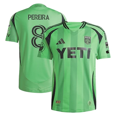 Maillot de joueur authentique adidas Daniel Pereira Austin FC 2025 The Heartbeat Kit pour homme