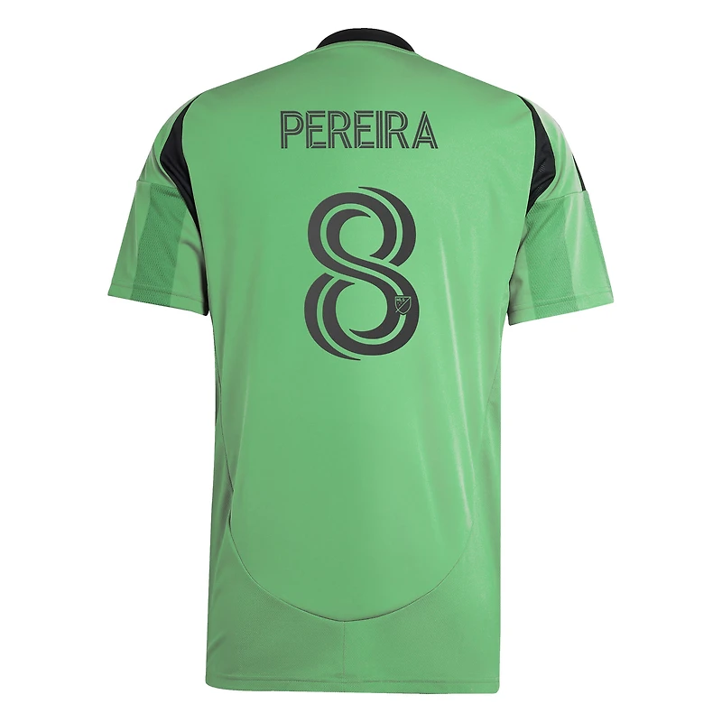 Men's adidas Daniel Pereira Green Austin FC 2025 The Heartbeat Kit Replica Player Jersey