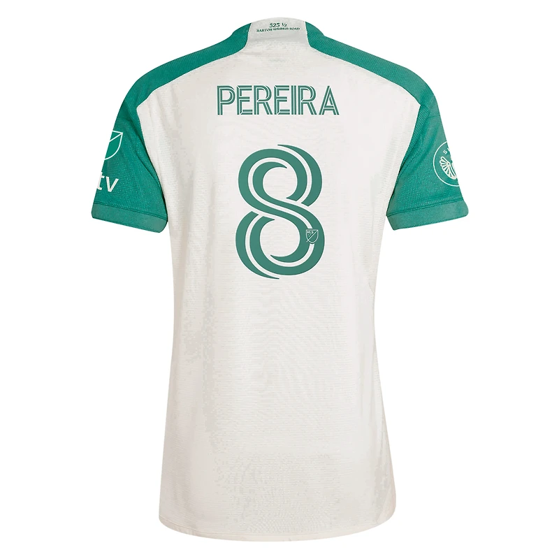 Maillot de joueur authentique adidas Daniel Pereira Tan Austin FC 2024 The Armadillo Kit pour homme