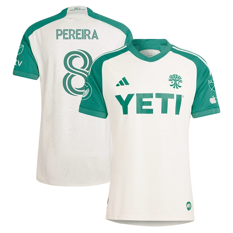 Maillot de joueur authentique adidas Daniel Pereira Tan Austin FC 2024 The Armadillo Kit pour homme